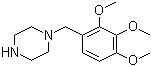 曲美他嗪分子结构 (CAS 5011-34-7)