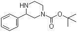 structure of CAS# 502649-25-4, N-1-Boc-3-phenylpiperazine