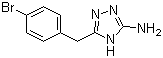 CAS 登录号：502685-91-8, 5-(4-溴苄基)-4H-1,2,4-三唑-3-胺