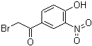 2-Bromo-4'-hydroxy-3'-nitroacetophenone molecular structure (CAS 5029-61-8)