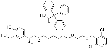 CAS 登录号：503070-58-4, 维兰特罗三苯乙酸盐