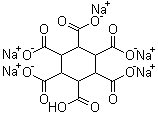 1,2,3,4,5,6-Cyclohexanehexacarboxylic acid pentasodium salt molecular structure (CAS 50329-18-5)