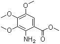 Methyl 2-amino-3,4,5-trimethoxybenzoate molecular structure (CAS 5035-82-5)