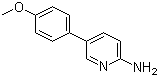 5-(4-甲氧基苯基)-2-氨基吡啶分子结构 (CAS 503536-75-2)