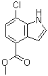 structure of CAS# 503816-69-1, 4-Carbomethoxy-7-chloroindole