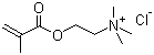 structure of CAS# 5039-78-1, Methacrylatoethyl trimethyl ammonium chloride