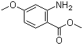 2-Amino-4-methoxybenzoic acid methyl ester molecular structure (CAS 50413-30-4)