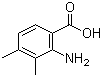 structure of CAS# 50419-58-4, 2-氨基-3,4-二甲基苯甲酸