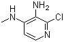 2-氯-N4-甲基吡啶-3,4-二胺分子结构 (CAS 50432-67-2)