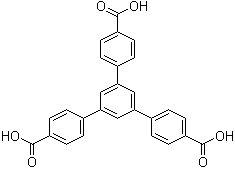 structure of CAS# 50446-44-1, 1,3,5-Tris(4-carboxyphenyl)benzene