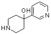 structure of CAS# 50461-59-1, 4-(Pyridin-3-yl)piperidin-4-ol