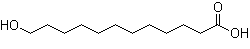 structure of CAS# 505-95-3, 12-羟基月桂酸