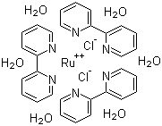 CAS # 50525-27-4, Tris(2,2'-bipyridyl)dichlororuthenium(II) hexahydrate, Tris(2,2'-bipyridyl)ruthenium(II) chloride hexahydrate