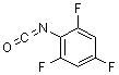 2,4,6-三氟苯基异氰酸酯分子结构 (CAS 50528-80-8)