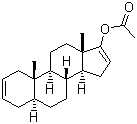 structure of CAS# 50588-42-6, 17-Acetoxy-5a-androsta-2,16-diene