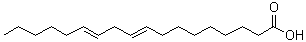 CAS # 506-21-8, (9E,12E)-9,12-Octadecadienoic acid, trans,trans-9,12-Octadecadienoic acid, trans,trans-Linoleic acid, trans-9-trans-12-Linoleic acid, trans-delta9,12-Octadecadienoic acid