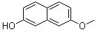 7-甲氧基-2-萘酚分子结构 (CAS 5060-82-2)