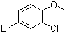 structure of CAS# 50638-47-6, 2-Chloro-4-bromoanisole