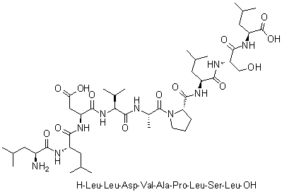 CAS # 506421-88-1, L-Leucyl-L-leucyl-L-alpha-aspartyl-L-valyl-L-alanyl-L-prolyl-L-leucyl-L-seryl-L-leucine
