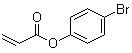 structure of CAS# 50663-21-3, 4-Bromophenyl acrylate