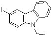 structure of CAS# 50668-21-8, 3-Iodo-9-ethylcarbazole