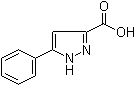 structure of CAS# 5071-61-4, 5-Phenylpyrazole-3-carboxylic acid