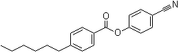 structure of CAS# 50793-85-6, 4'-Cyanophenyl 4-hexylbenzoate