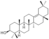 CAS 登录号：508-04-3, 13(18)-齐墩果烯-3-醇