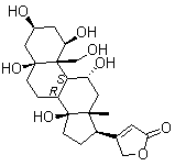 Ouabagenin molecular structure (CAS 508-52-1)