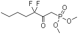 structure of CAS# 50889-46-8, Dimethyl (2-oxo-3,3-difluoroheptyl)phosphonate