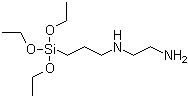 structure of CAS# 5089-72-5, N-(3-Triethoxysilylpropyl)ethylenediamine