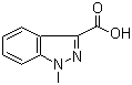 structure of CAS# 50890-83-0, 1-甲基-3-吲唑甲酸