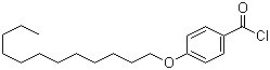 structure of CAS# 50909-50-7, 4-Dodecyloxybenzoyl chloride