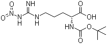 structure of CAS# 50913-12-7, N'-Nitro-N-Boc-D-arginine