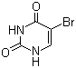 CAS # 51-20-7, 5-Bromouracil, 5-Bromo-2,4(1H,3H)-pyrimidinedione, 5-Bromopyrimidine-2,4-diol
