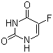 CAS # 51-21-8, 5-Fluorouracil, 5-Fluoro-2,4(1H,3H)-pyrimidinedione, 5-Fluoro-2,4-pyrimidinedione, 5-Fluoropyrimidine-2,4-dione