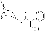 structure of CAS# 51-55-8, Atropine
