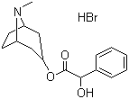 氢溴酸后马托品分子结构 (CAS 51-56-9)