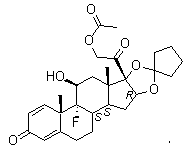 structure of CAS# 51022-69-6, 安西奈德