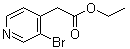 structure of CAS# 51054-99-0, Ethyl 3-bromo-4-pyridineacetate