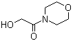 structure of CAS# 51068-78-1, 4-(Hydroxyacetyl)morpholine
