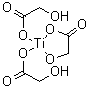 CAS 登录号：51069-00-2, 羟基乙酸钛络合物