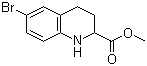 structure of CAS# 511230-72-1, Methyl 6-bromo-1,2,3,4-tetrahydro-2-quinolinecarboxylate