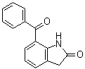 structure of CAS# 51135-38-7, 7-Benzoyl-1,3-dihydro-2H-indol-2-one