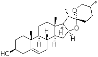 薯蓣皂素分子结构 (CAS 512-04-9)