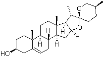 薯蓣皂苷元分子结构 (CAS 512-06-1)