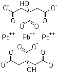 CAS # 512-26-5, Lead citrate, 2-Hydroxy-1,2,3-propanetricarboxylic acid lead(2+) salt (2:3)