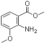 structure of CAS# 5121-34-6, 2-Amino-3-methoxybenzoic acid methyl ester