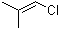 structure of CAS# 513-37-1, 2,2-Dimethylvinyl chloride