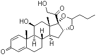 structure of CAS# 51333-22-3, Budesonide
